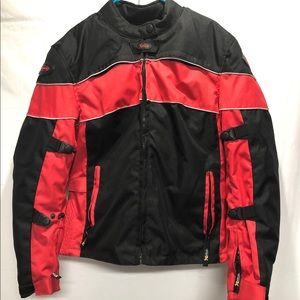 XElement armored motorcycle jacket red women’s xl